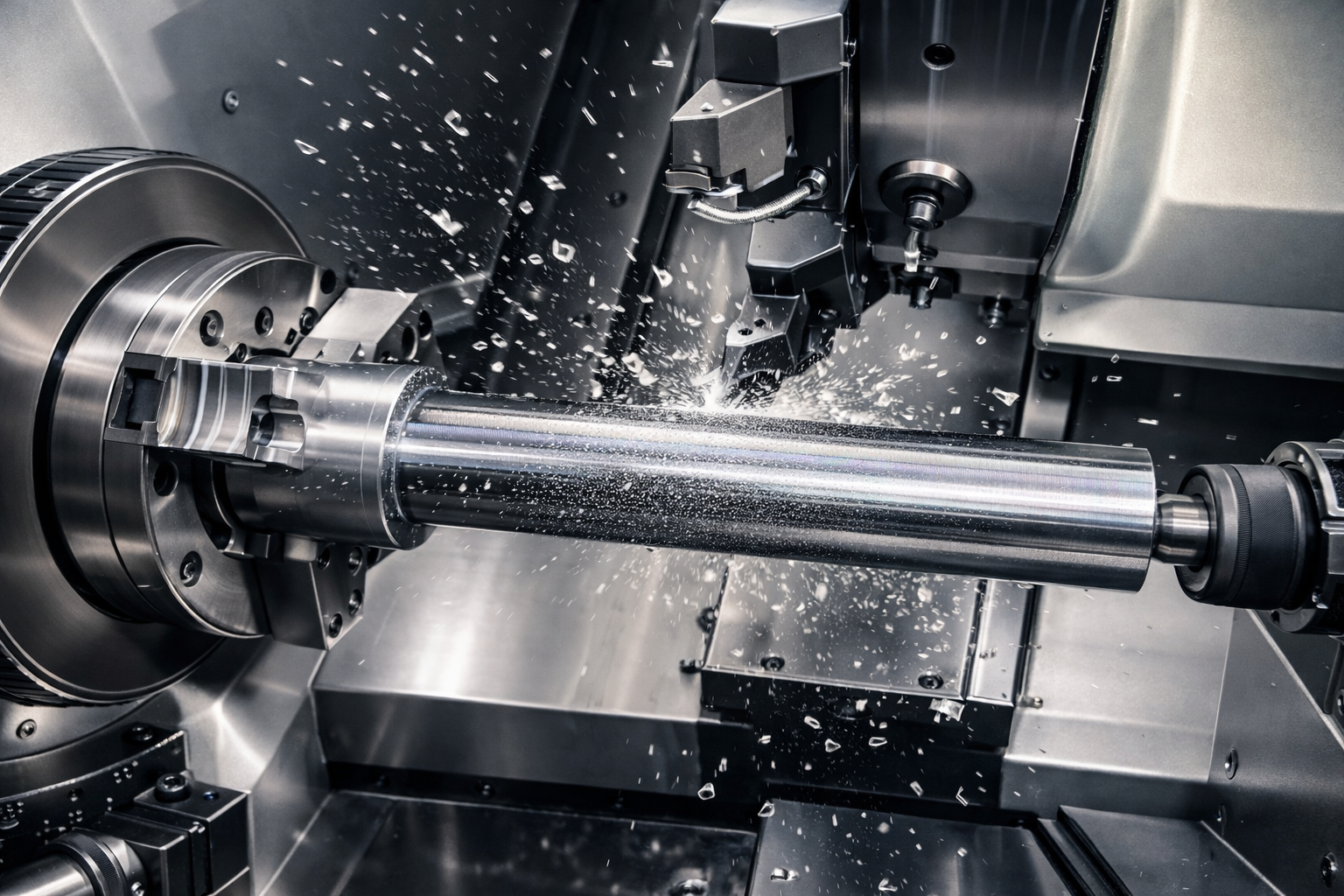 CNC-gedrehte Welle